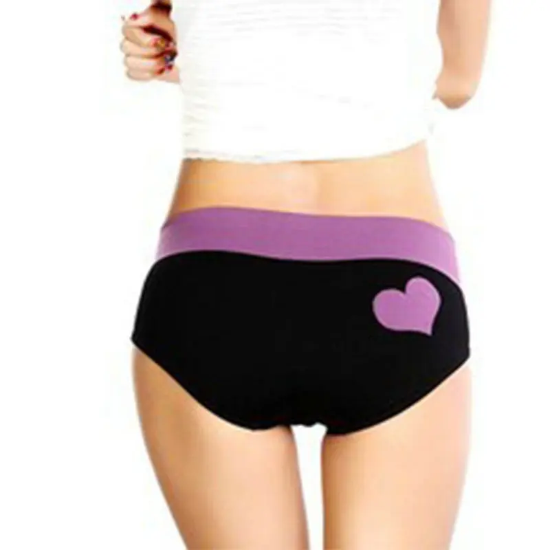 Buy Sexy Women Underwear Heart Pattern Seamless Briefs