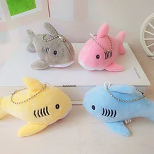 12 см, брелок подарок Акула плюшевая мягкая игрушка кукла, детские маленькие мини-плюшевые игрушки