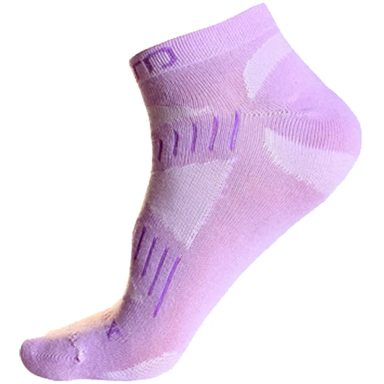 Летние женские мужские короткие спортивные носки для велоспорта, бега, девушек и женщин, хлопковые тонкие носки для треккинга, альпинизма - Цвет: Purple