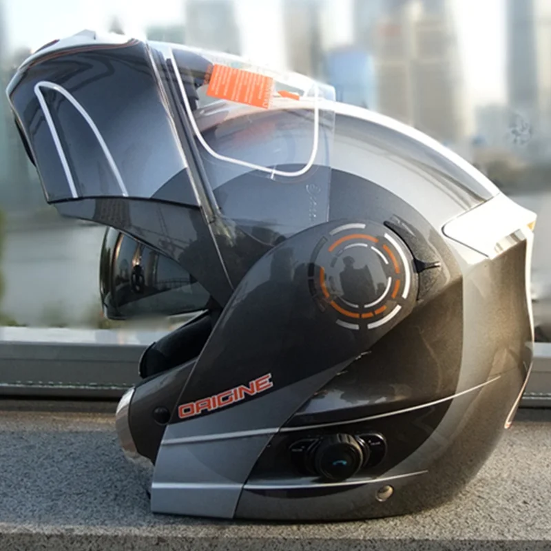 Origine flip up motorcycle helmet Built in bluetooth full face