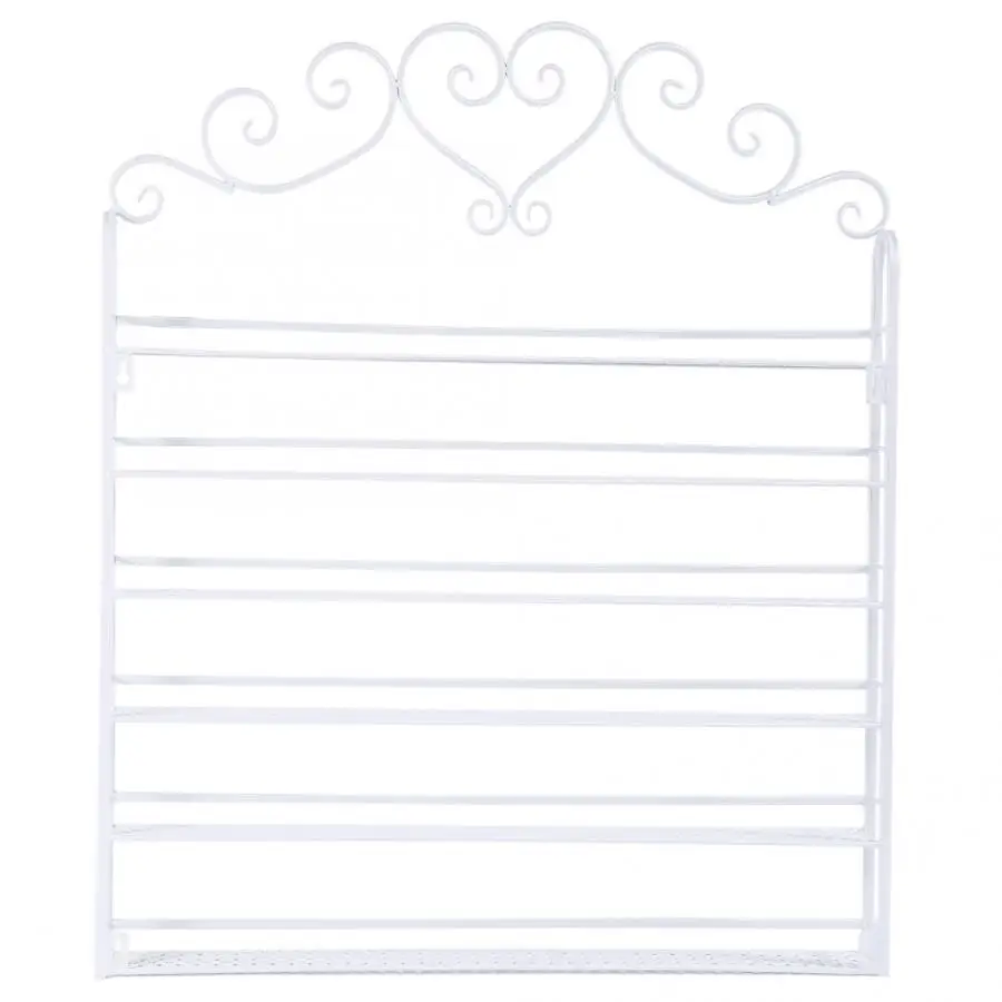 

Nail Polish Wall Rack 6 Tiers Wrought Nail Polish Rack Wall Display Organizer Stand Comestic Shelf Showing Shelf Nail Chart