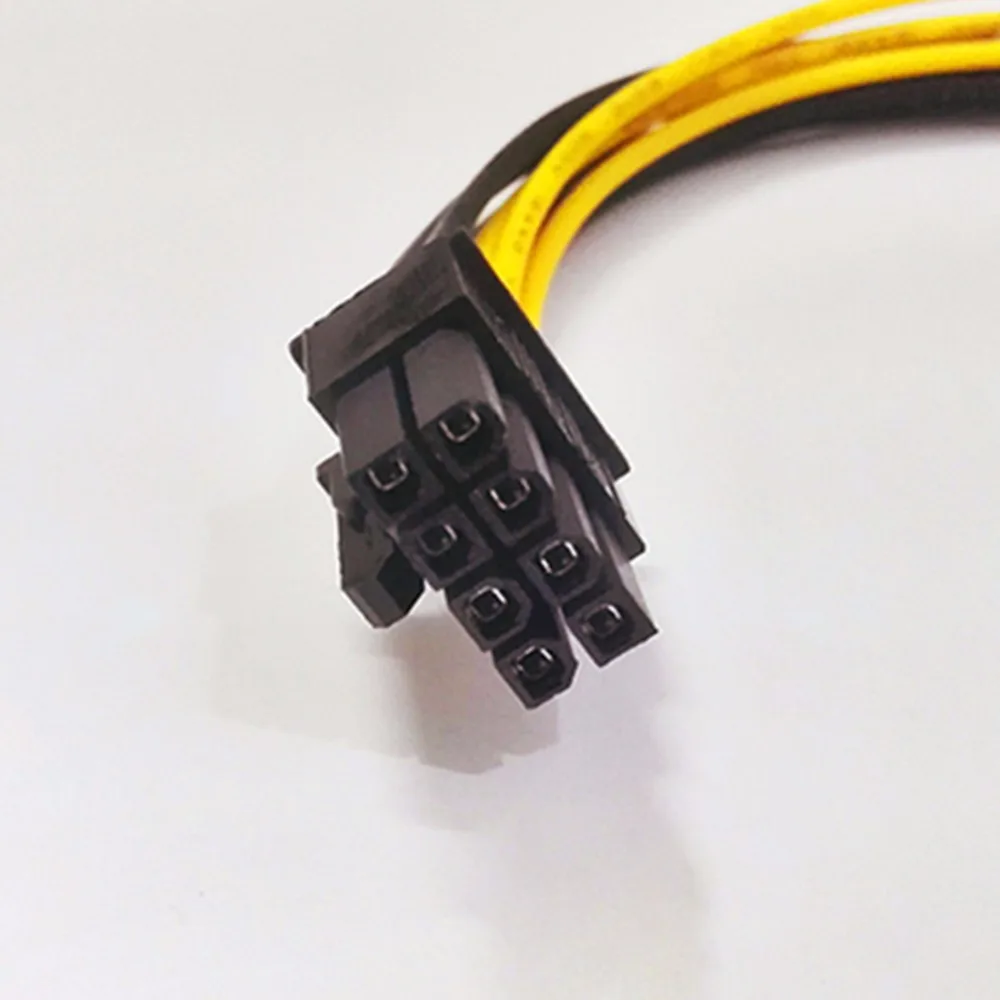 18 см 8 контактный двойной 4 шнур питания для видеокарты Y образный PCI Express на кабель