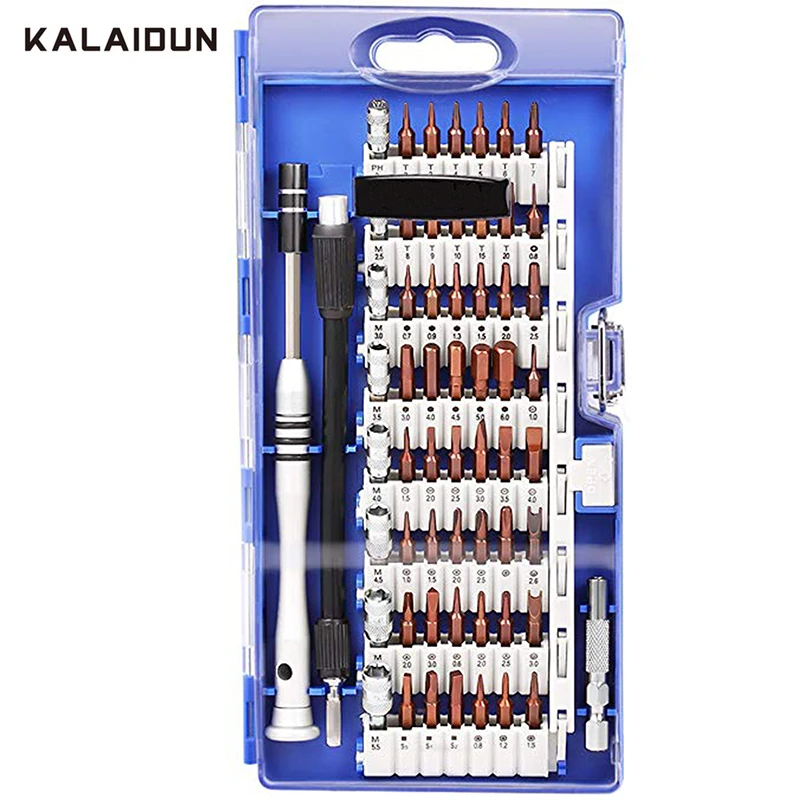 

KALAIDUN Screwdriver Set 60 In 1 Precision Torx Bits Magnetic Driver Kit Hand Tools For Phones Laptop PC Repair Tool Kit