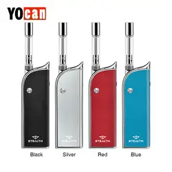 Yocan Stealth 2 в 1 комплект 650 мАч с керамической катушкой/кварцевая спираль КБР 3 уровня регулировки напряжения