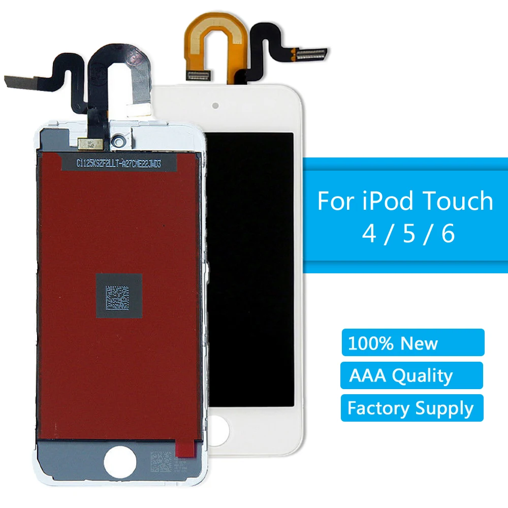 Для Apple iPod touch 5 5th Gen поколения ЖК дисплей AAA качество сенсорный экран планшета Ассамблеи для iPod Touch 5 A1421 A1509