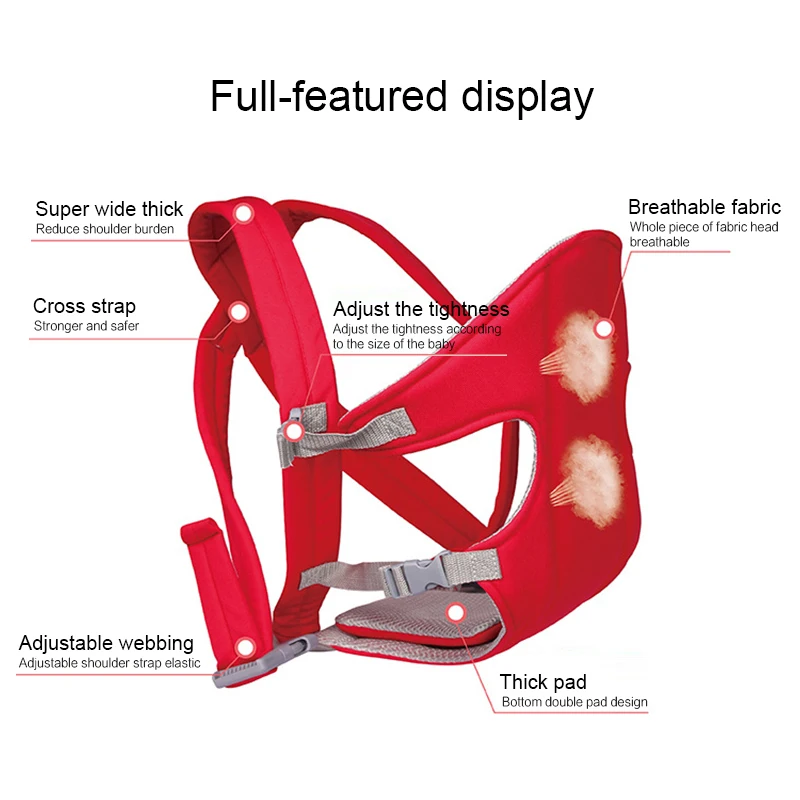 Baby Ergonomic Carrier Backpack Hipseat for newborn and prevent o-type legs sling baby Shoulder Sling Hold