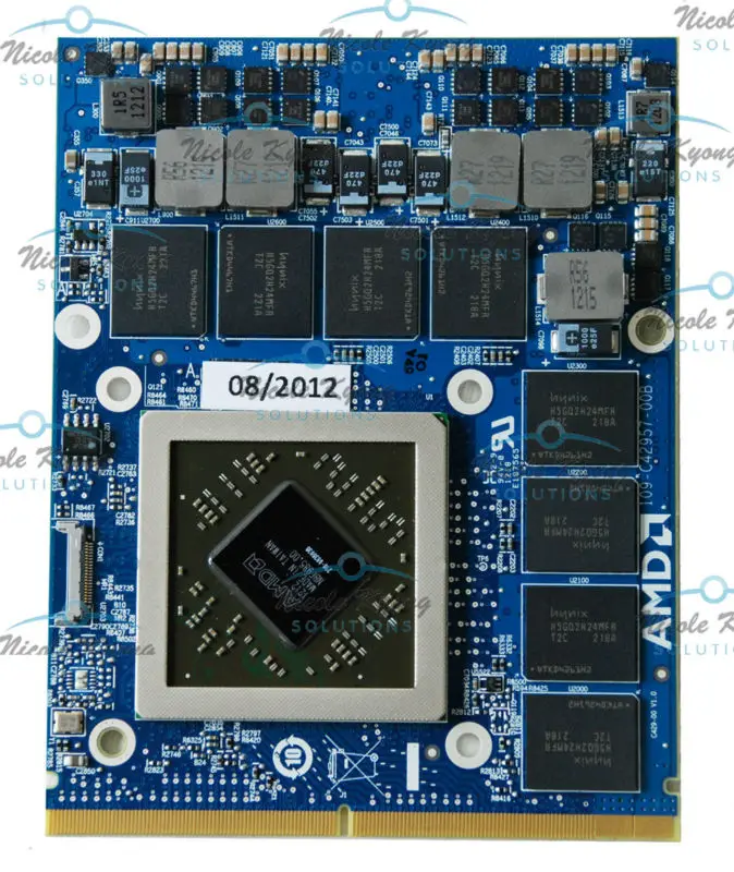 CLEVO ver HD 7970M HD7970M 2G DDR5 VGA Video Card for P150SM P157SM P151SM1 P570WM3P570WM