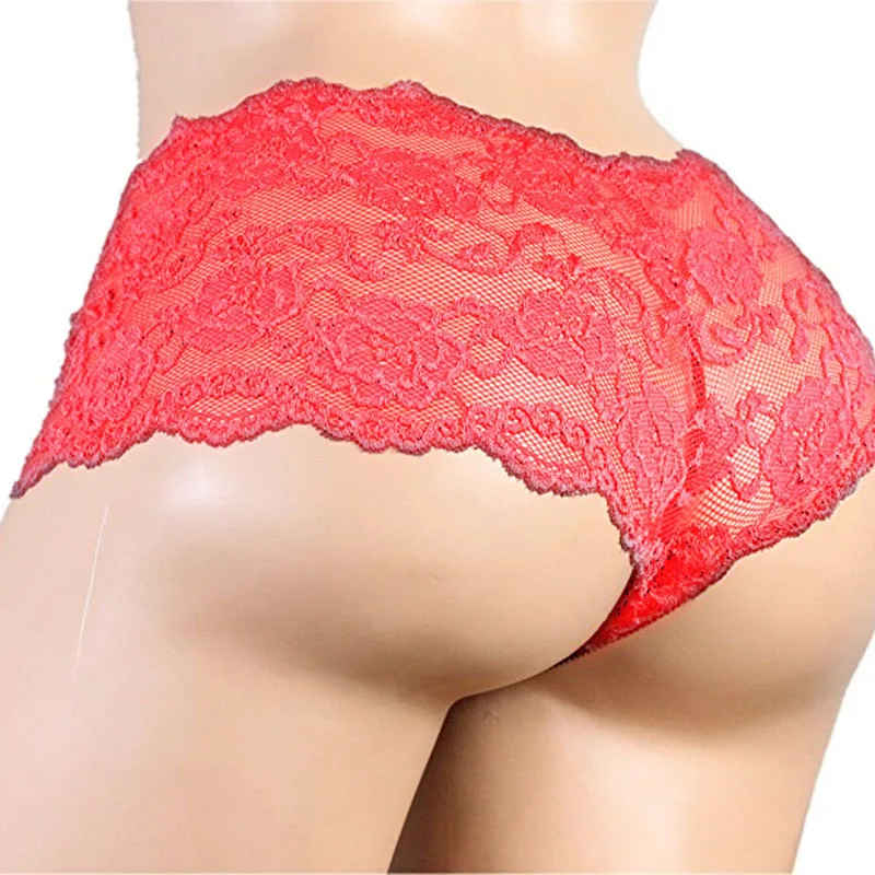 Plus Size 3XL Men's Lingerie: Lace Briefs for Gay Men - Sexy Lacework Pouch Underwear mens lace underwear