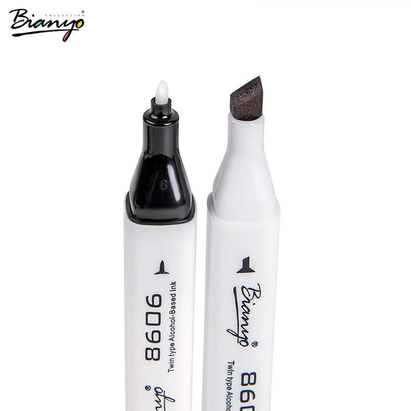 

Bianyo Dual Tip Art Marker Sets Colorless Black 5 Pieces/10 Pieces Set Drawing Painting Art Supplies Marker Pens For Sketching