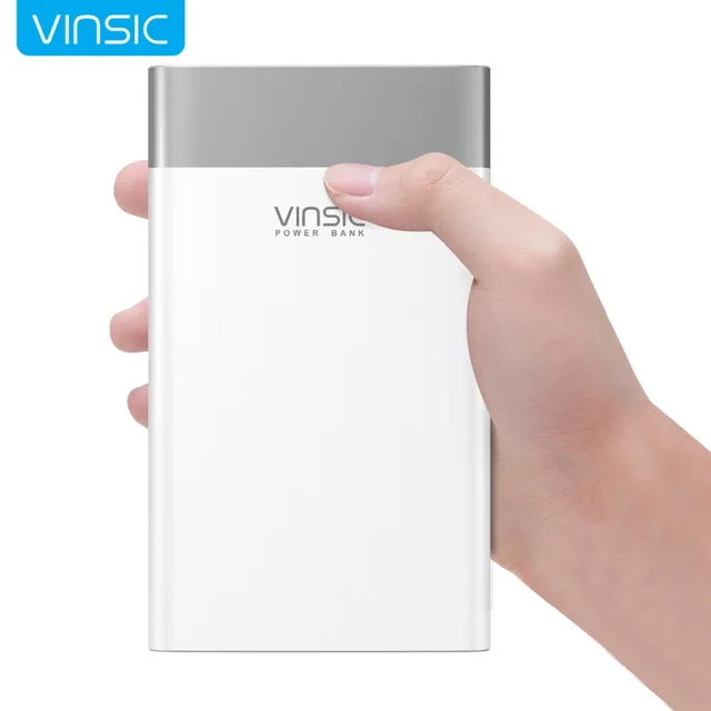 Vinsic 20000 мАч Быстрой Зарядки Powerbank 2.4A Двойной Выход Литий-полимерный Внешняя Батарея С Типа С Порт Для Samsung iPhone Xiaomi