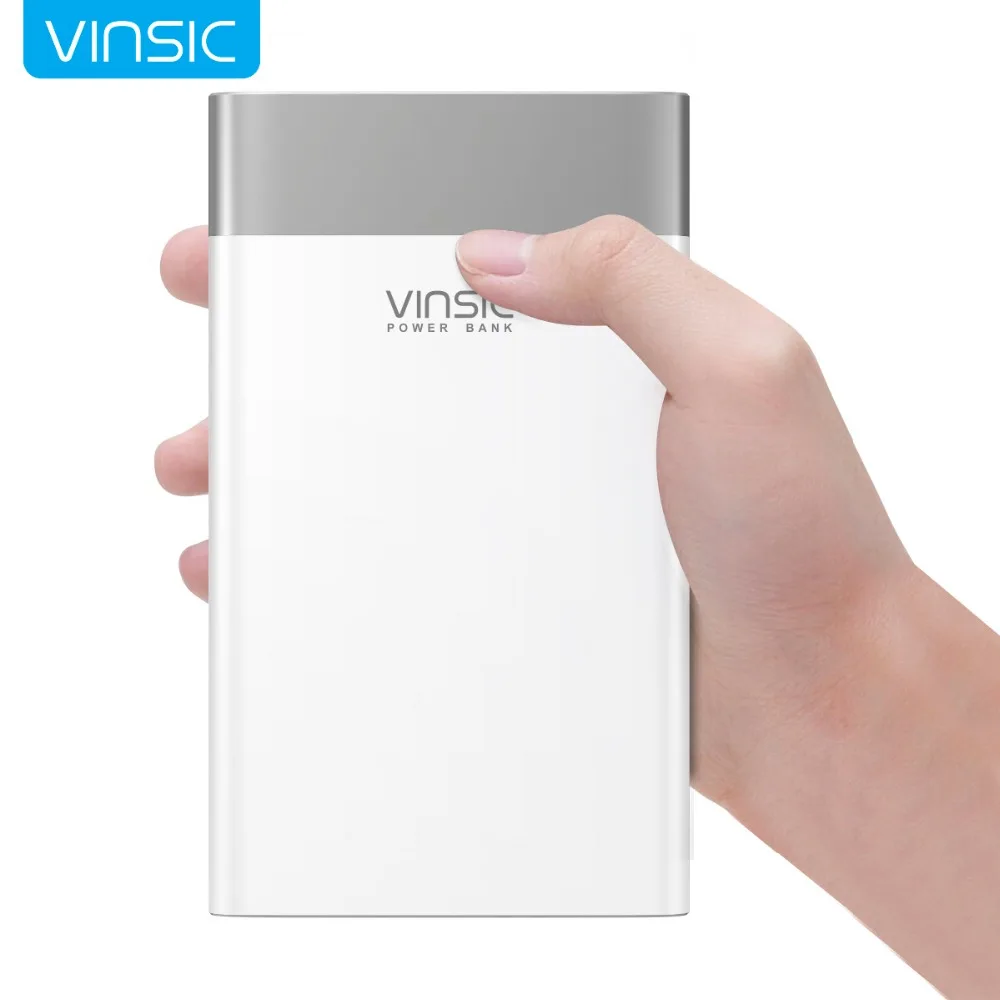 imágenes para Vinsic QC3.0 2.4A Dual USB Banco de la Energía 20000 mAh Rápida Charging3.0 + Tipo-c li-polímero Batería Externa para el iphone Samsung Xiaomi imágenes para Vinsic QC3.0 2.4A Dual USB Banco de la Energía 20000 mAh Rápida Charging3.0 + Tipo-c li-polímero Batería Externa para el iphone Samsung Xiaomi