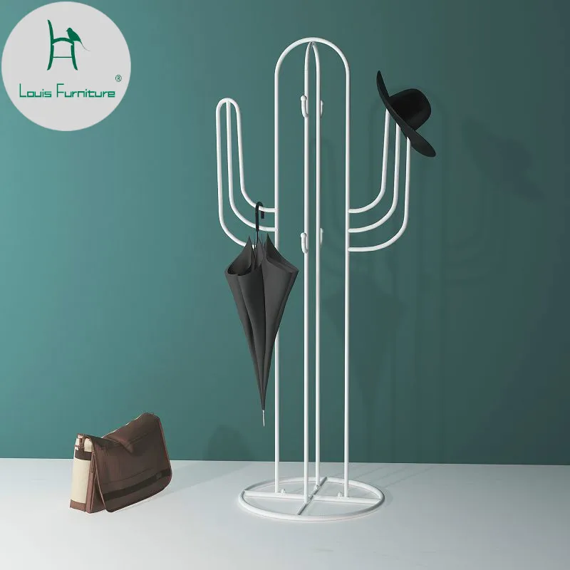 Луи Мода нордическая кактус вешалка офисная Многофункциональная вешалка для спальни креативная вертикальная