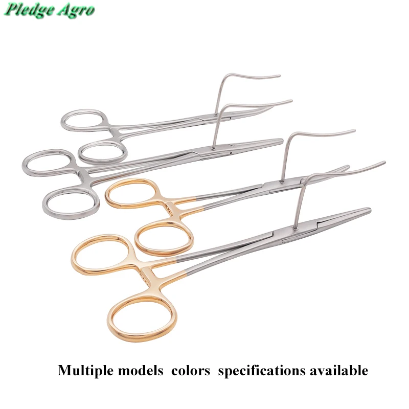 

Sterilization forceps stainless steel animal pet sterilization tool cat dog clamp ligation fixed ovary hook ligation pliers