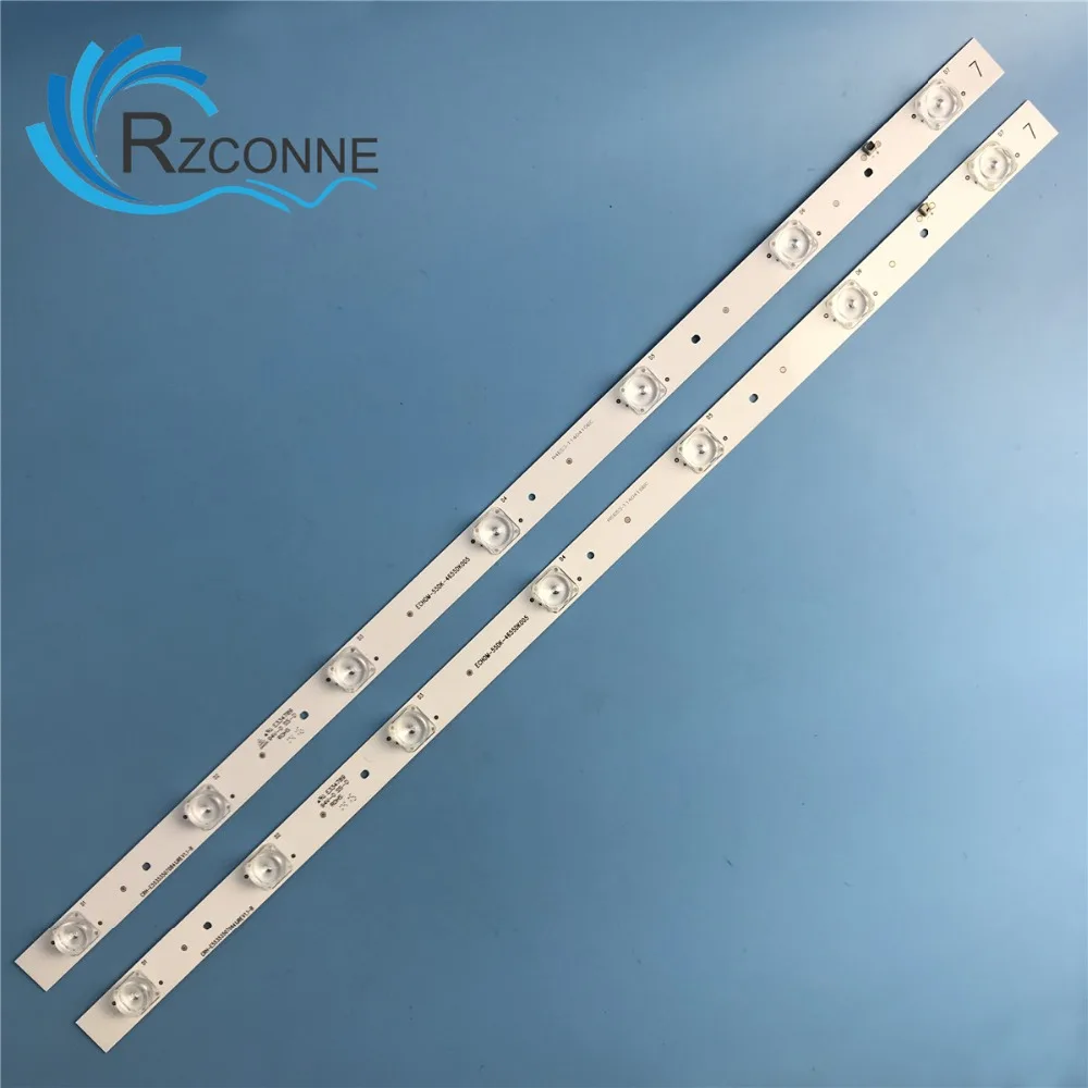 

590mm LED Backlight strip 7 lamps For Tv E334789 ECHOM-55DK-4655DK005 CRH-E553535070841J REV1.1-B 21v input