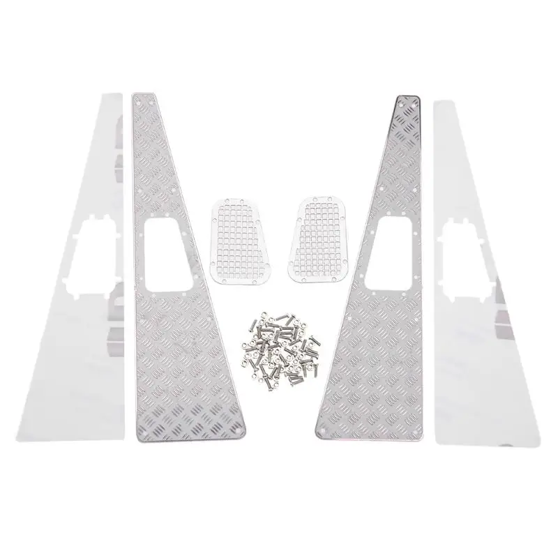 

RC Car Metal Intake Grille Sheet Anti-Slip Engine Cover for Traxxas TRX4 Part Accessories&Props For Car Model
