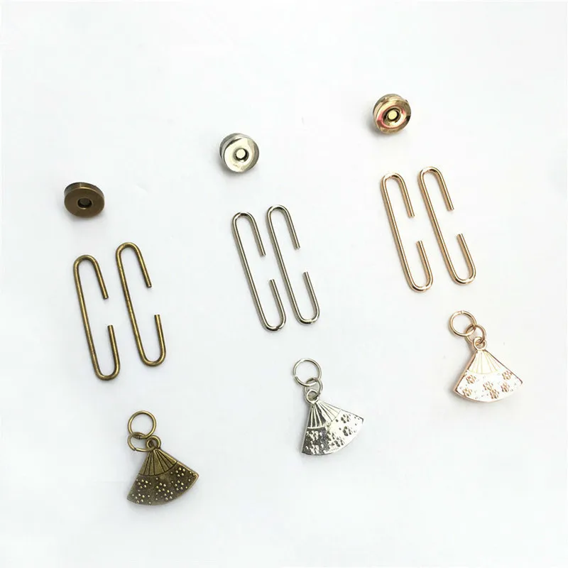 

Kiss Clasp Clutch Bag Lock Luggage Bag Accessories Bronze Gold Sliver Tone Metal Frame C Shape Fashion Mini Purse Fan 5cm 10Pcs