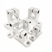 Hot 1pc SK8 SK10 SK12 SK13 SK16 SK20 SH8A 8mm linear ball bearing rail shaft Side Blocks support XYZ Table CNC 3D printer Part