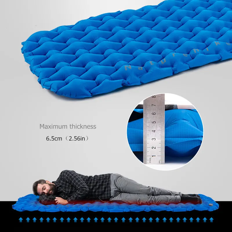 Naturehike надувной матрас Сверхлегкий компактный воздушный коврик для отдыха на природе коврик для альпинизма путешествия и Пешие прогулки