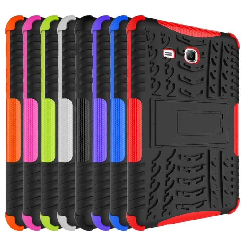 

2 in 1 TPU + PC Armor Shockproof Non-Slip Stand Tablet Case Cover For Samsung Galaxy Tab 3 Lite 7.0 T110 T111 T113 SM-T110 7"
