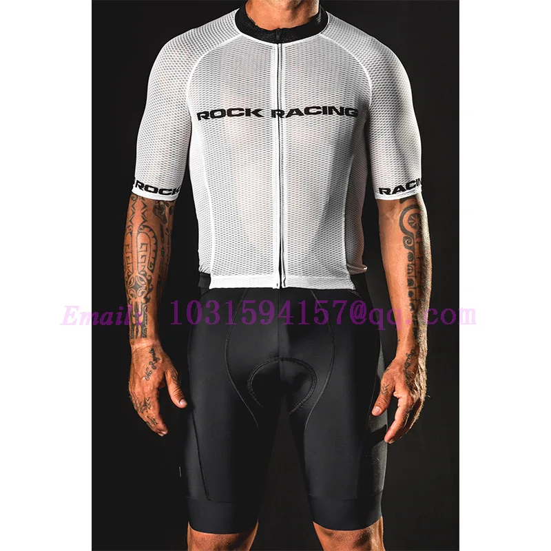 

rock racing team wear 2018 aero cycling jersey suit custom jacket clothing ropa ciclismo bicicleta bib shorts uci bike bic kits