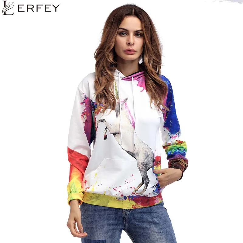 Autumn Women Hoodie Casual Long Sleeve Hooded Pullover