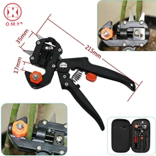 O.M.Y Garden Farming Pruning Shears Scissor Fruit Tree Grafting Tools Vaccination Secateurs Pruning Cutting Shears Hand Tool Hot labor saving pulley scissor pruning tool for branches garden fruit tree pro pruning shears scissor grafting cutting tool