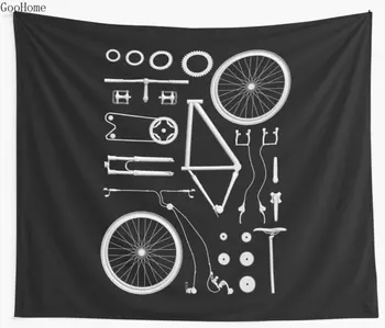 

Bike Exploded Wall Tapestry Cover Beach Towel Throw Blanket Picnic Yoga Mat Home Decoration