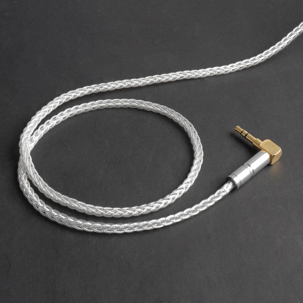 Обновленные кабели для наушников OKCSC MMCX Jack кабель OCC 3 5 мм со стереозвуком SHURE