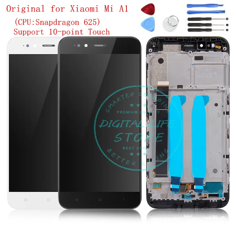 100% Original for Xiaomi Mi A1 LCD Display Digitizer