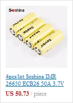 GOLISI S43 26650 Перезаряжаемые Батарея литий-ионный аккумулятор 4300mAh 3,7 V 35A большого потока энергии низкое внутреннее сопротивление для Светодиодный фонарики Налобные