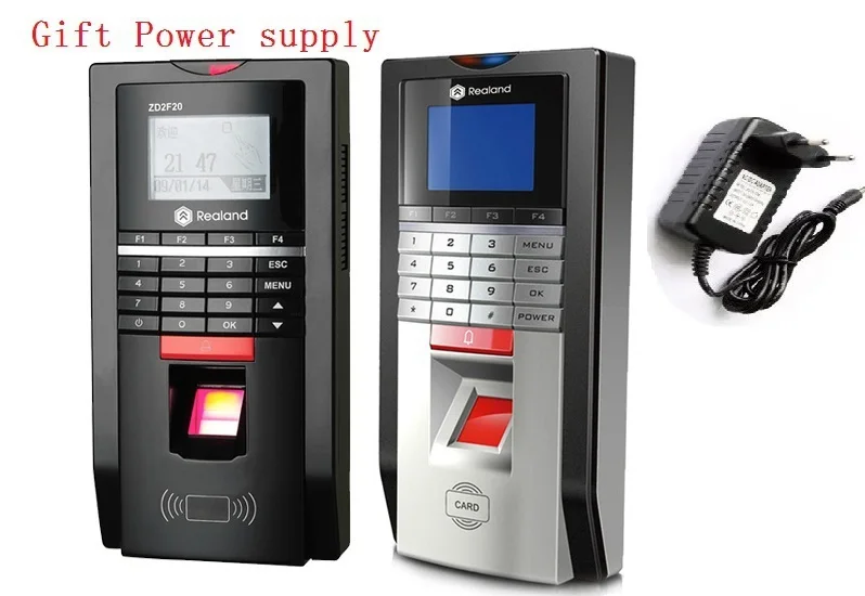 

ZD2F20 Biometric Fingerprint Attendance Time Clock And Access Control With TCP/IP + power supply