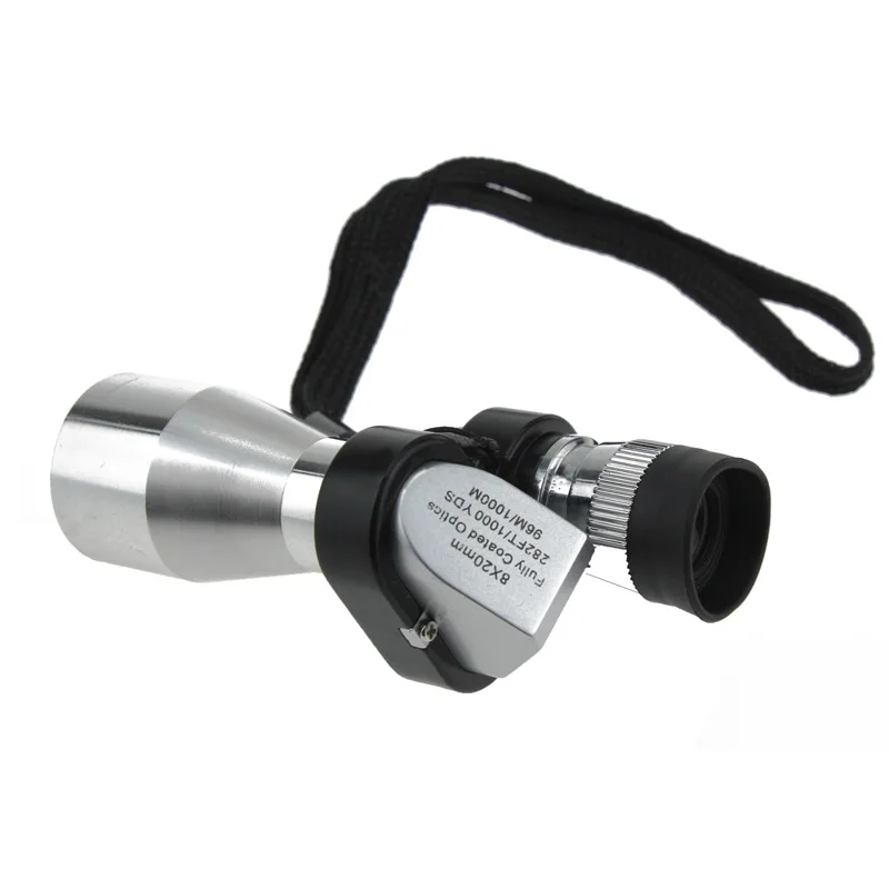 

Aluminum 8X20mm Corner Mini Pocket Telescope Monocular