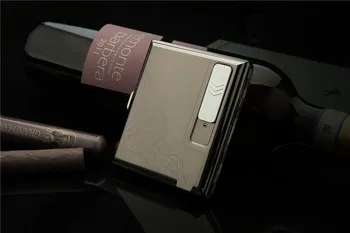 

16 cigarettes box USB Cigarette case with cigar lighter packing : gift box