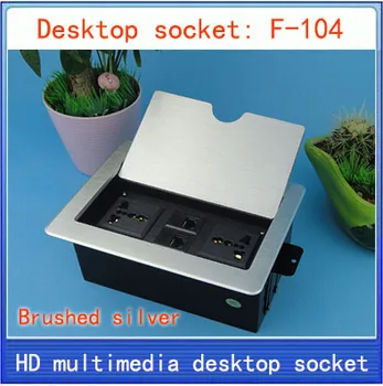 

Desktop socket /hidden Multimedia network socket multimedia information outlet box /network RJ45 interface desktop socket F-104