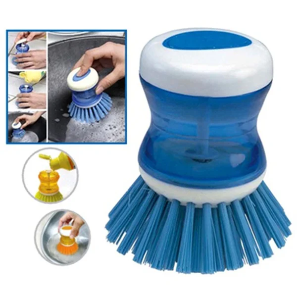 Automatic Dosing Cleaning Brush Kitchen Wash Tool Hydraulic Pot Brush