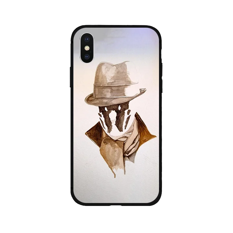 Watchmen Doctor Manhattan DC Rorschach мягкий силиконовый черный чехол для телефона iPhone 5 5S SE 6 6s 7 8 plus X Xs XR max - Цвет: 1315