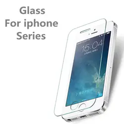 Защитное закаленное стекло для iphone X XR XS Max 2.5D Защитная пленка для экрана iphone 6 6 S 7 8 Plus Передняя стеклянная пленка для телефона