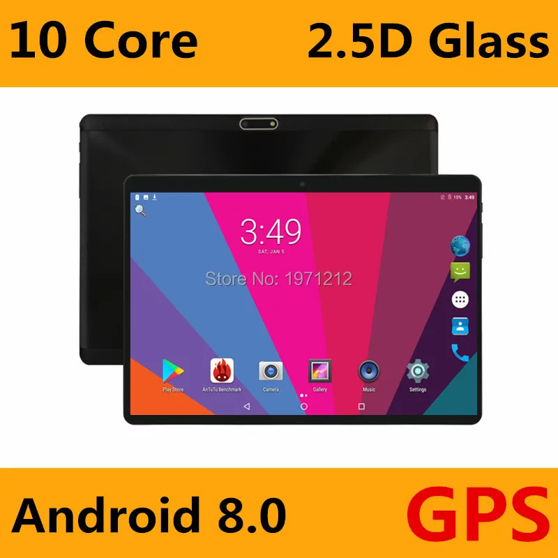 Free shipping Android Tablet PC Tab Pad 10 Inch IPS 10 Core 4GB RAM 64GB ROM Dual SIM Card LTD Phone Call 10.1" Tablets