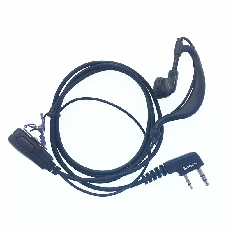 Honghuismart наушники K разъем 2 контакта зажим PTT для kenwood baofeng tyt quansheng puxing tonfa weierwei и т. д.