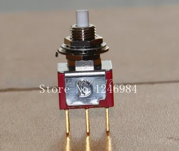 

[SA]P8702 Dual gold-plated six feet M6.35 toggle switch reset button normally open normally closed without lock Taiwan Q27--50pc