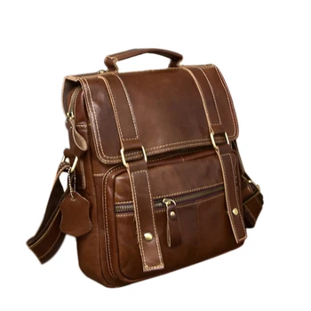 

New Brand Men'S Bag Male Handbag Vertical Male Totes Shoulder Bag Messenger Bags Retro Cowhide Leather Men Bag Man'S Clutch