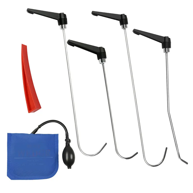 

PDR Rods Dent Remover Tools Paintless Dent Repair Tools PDR Tools Kit Hail Damage Removal Car Ding Rod Hook pump wedge