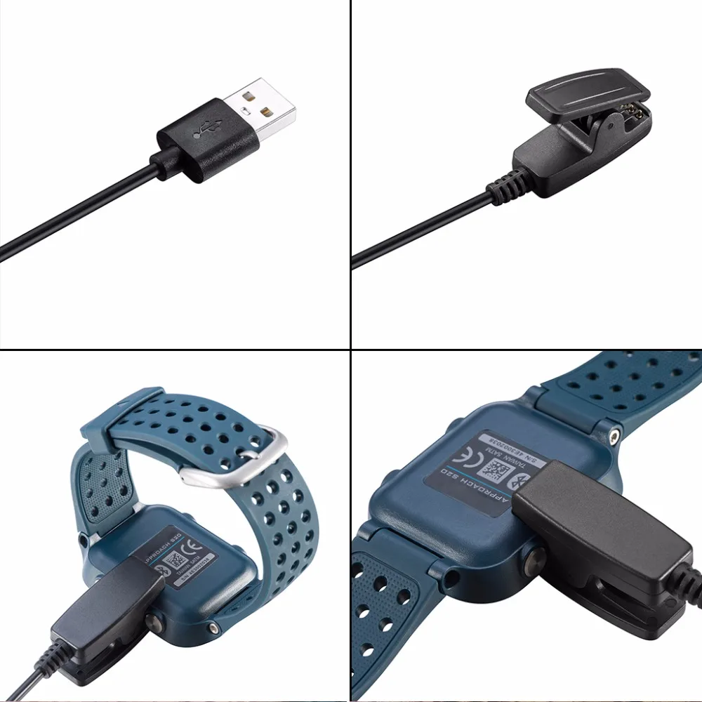 USB зажим зарядное устройство Колыбель Док-станция для Garmin Forerunner 235 630 230 735XT Смарт-часы