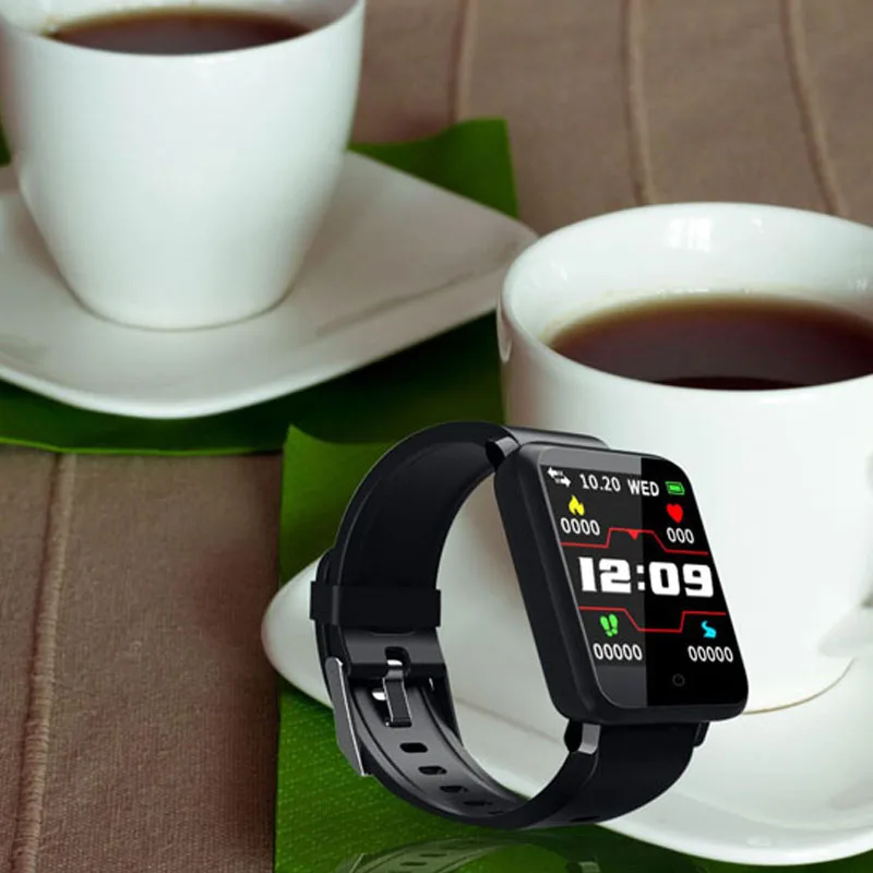 Reloj Mujer Color Screen Smart Watch Men Sports Watches Couple Waterproof Watch Woman Smart Bracelet Bluetooth Health Detection
