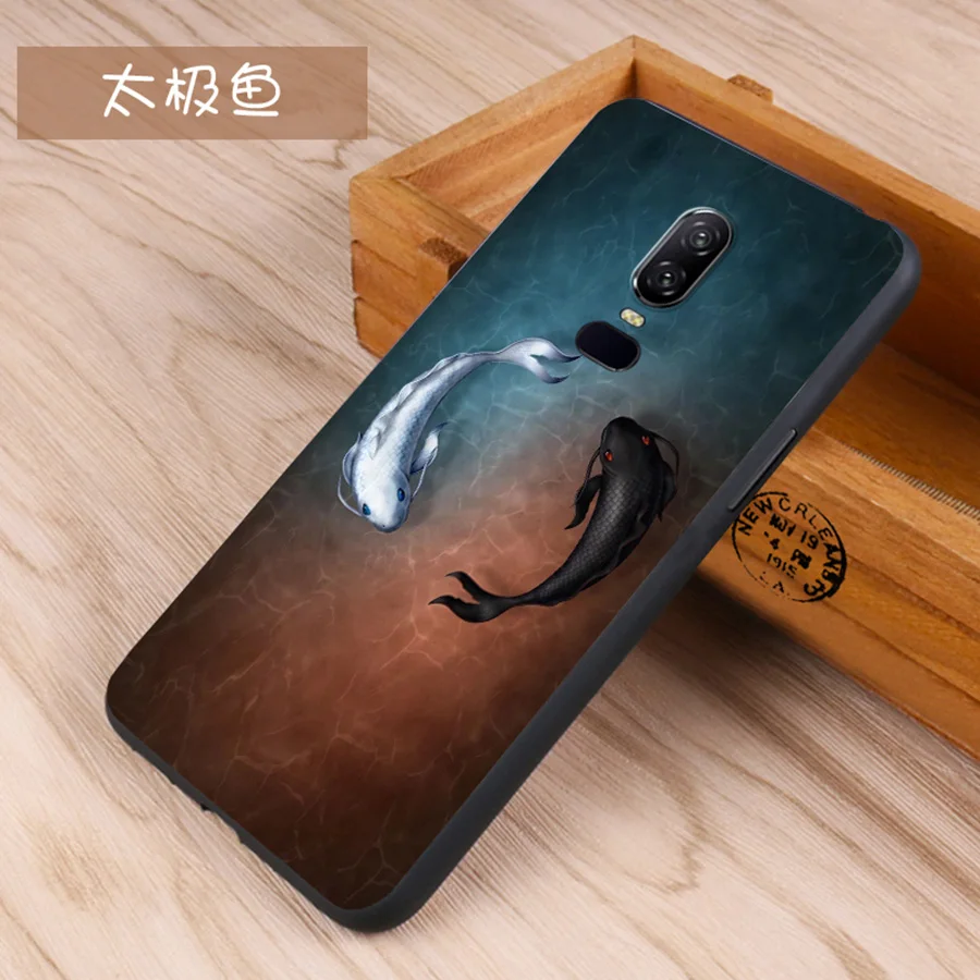 For OnePlus 6 One plus Soft TPU Luxury Matte Cartoon Silicone Premium Oneplus6 Back Cover 6T 5 5T Phone Case | Мобильные телефоны и