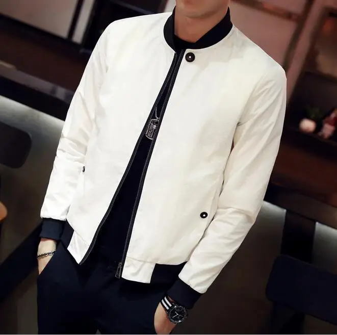 Goedkoop RICHARDROGER 2018 Nieuwe Lente Zwart Bomberjack Mannen Streetwear Hiphop Slim Fit Pilot Bomber Jacket Jassen Plus Size P P 366