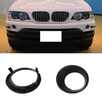 

Refit Fit For BMW X5 E53 1999-2006 2PCS ABS Front Fog lamp Frame Trim