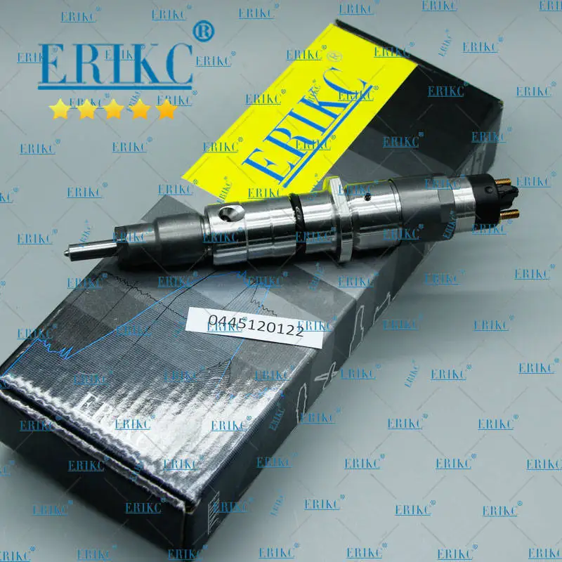 ERIKC дизель инжектор 0445120122 автоинжектор топлива 0445 120 122 Форсунка системы питания с общей торливной магистралью 0 445 120 122 для 00986AD1048 DongFeng