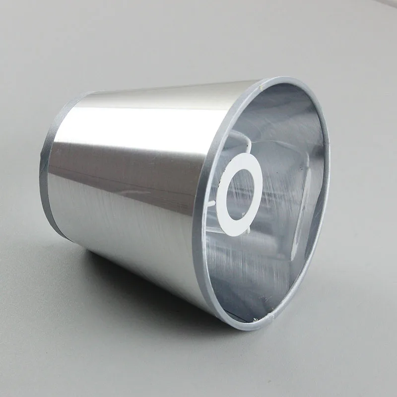 

2PCS Modern Fashion Silver Reflective plastic lamp shade covers, PVC lampshades, E14 hole 3cm