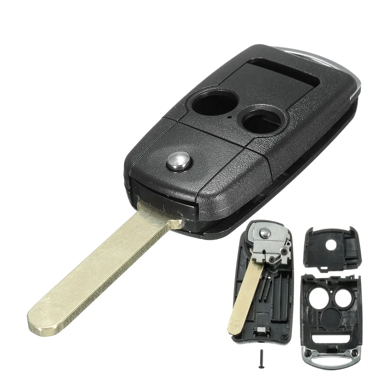 Buy 2+1 Buttons Folding Remote Key Shell Case For